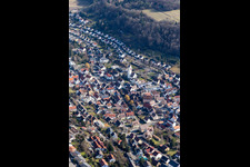 Aidlingen in the state Baden-Wuerttemberg, Germany out of the air