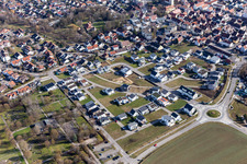 New development area in Lammtal in Gärtringen in the state Baden-Wuerttemberg, Germany
