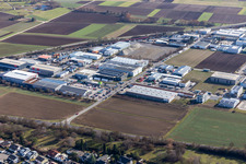 Commercial area Nufringen in Nufringen in the state Baden-Wuerttemberg, Germany