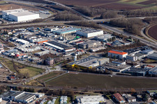 Industrial area in Gärtringen in the state Baden-Wuerttemberg, Germany
