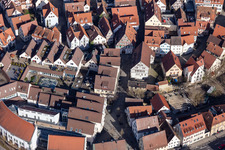Monastery courtyard in Herrenberg in the state Baden-Wuerttemberg, Germany