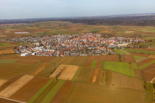 From the southwest in the district Oberjesingen in Herrenberg in the state Baden-Wuerttemberg, Germany