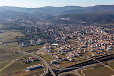 Holunderring new development area in Bad Dürkheim in the state Rhineland-Palatinate, Germany