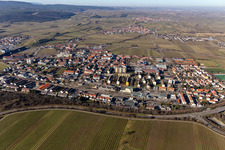 Mannheimer Street in the district Pfeffingen in Bad Dürkheim in the state Rhineland-Palatinate, Germany