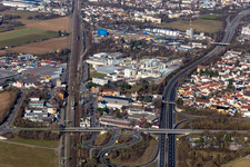 Building and production halls on the premises Woellner GmbH in Ludwigshafen am Rhein in the state Rhineland-Palatinate, Germany