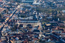 Castle Square in Schwetzingen in the state Baden-Wuerttemberg, Germany