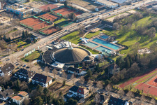 Bellamar water park in Schwetzingen in the state Baden-Wuerttemberg, Germany
