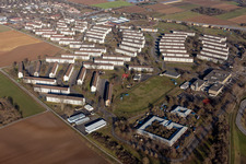 Refugee - campus of Baden-Wuerttemberg of the Bundesamt fuer Migration und Fluechtlinge in the district Patrick-Henry-Village in Heidelberg in the state Baden-Wurttemberg, Germany