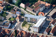 Just building in Kandel in the state Rhineland-Palatinate, Germany out of the air