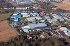 Große Ahlmühle industrial area in Rohrbach in the state Rhineland-Palatinate, Germany