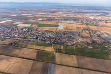 District Niederlustadt in Lustadt in the state Rhineland-Palatinate, Germany