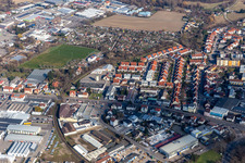 Aerial view of Former Promarkt site Am Rabensteinerweg in Speyer in the state Rhineland-Palatinate, Germany