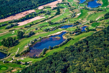 Golf Club Landgut Dreihof SÜW in the district Dreihof in Essingen in the state Rhineland-Palatinate, Germany from above