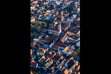 Church building Protestantische Kirche in Zeiskam in the state Rhineland-Palatinate, Germany