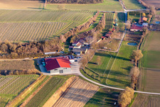 Oblique view of RANCH in Herxheim bei Landau in the state Rhineland-Palatinate, Germany