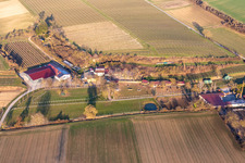 Aerial view of Michael Schwager in Herxheim bei Landau in the state Rhineland-Palatinate, Germany