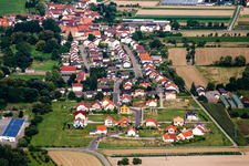 New development area SW in the district Geinsheim in Neustadt an der Weinstraße in the state Rhineland-Palatinate, Germany