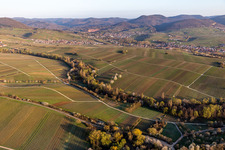 Aerial view of Ranschbachtal in Ranschbach in the state Rhineland-Palatinate, Germany