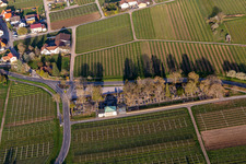 Cemetery in Frankweiler in the state Rhineland-Palatinate, Germany