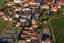 Catholic Parish Church of the Visitation of Mary in Burrweiler in the state Rhineland-Palatinate, Germany