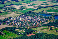 From the southwest in Haßloch in the state Rhineland-Palatinate, Germany