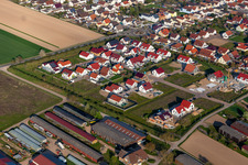On the intermediate path in Hördt in the state Rhineland-Palatinate, Germany