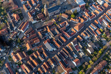 Main Street and Market Square in Kandel in the state Rhineland-Palatinate, Germany