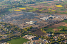Building complex and grounds of the logistics center Mosolf GmbH in Kippenheim in the state Baden-Wuerttemberg, Germany