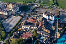 4 Start Adventure hotel "El Andaluz" at the Spanish Arena of the locked down Leisure-Park Europa Park in Rust in the state Baden-Wuerttemberg, Germany