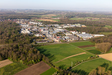 Industrial and commercial area in Umkirch in the state Baden-Wurttemberg, Germany