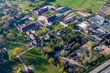 Zoo grounds Freigehege and Stadtgaertnerei in Freiburg im Breisgau in the state Baden-Wurttemberg, Germany