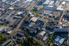 Industrial estate and company settlement Haid with mit Premium Automobile Freiburg GmbH - Jaguar Contractor in Freiburg im Breisgau in the state Baden-Wurttemberg, Germany