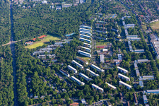 Tennessee Allee in the district Nordstadt in Karlsruhe in the state Baden-Wuerttemberg, Germany