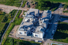 Aerial view of Technology Park, LTC Linder Technology Campus in the district Rintheim in Karlsruhe in the state Baden-Wuerttemberg, Germany