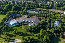 Fächerbad Karlsruhe in the district Hagsfeld in Karlsruhe in the state Baden-Wuerttemberg, Germany