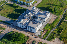 Oblique view of Technology Park, LTC Linder Technology Campus in the district Rintheim in Karlsruhe in the state Baden-Wuerttemberg, Germany