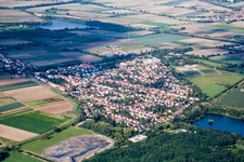 From the southwest in Lambsheim in the state Rhineland-Palatinate, Germany