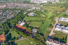 Ski Club SSC KSV Clubhouse in the district Hagsfeld in Karlsruhe in the state Baden-Wuerttemberg, Germany