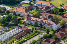Building of the retirement home Caritas Foerderzentrum St. Laurentius and Paulus and of the Jugendwerk St. Josef in the district Queichheim in Landau in der Pfalz in the state Rhineland-Palatinate, Germany