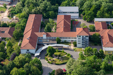 Aerial view of Caritas Support Center St. Laurentius and Paulus, Special School Landau in Landau in der Pfalz in the state Rhineland-Palatinate, Germany