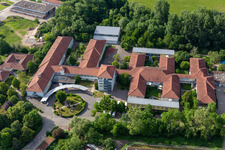 Aerial photograpy of Caritas Support Center St. Laurentius and Paulus, Special School Landau in Landau in der Pfalz in the state Rhineland-Palatinate, Germany