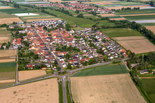 Aerial photograpy of Altdorf in the state Rhineland-Palatinate, Germany