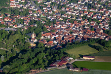And St. Catherine's Church in Üchtelhausen in the state Bavaria, Germany