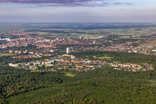 District Deutschhof in Schweinfurt in the state Bavaria, Germany