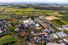 Gochsheim in the state Bavaria, Germany out of the air