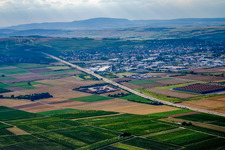 Ascent of the A6 towards Kaiserslautern in Grünstadt in the state Rhineland-Palatinate, Germany