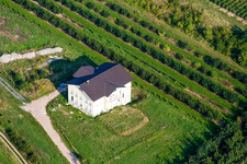 Bissersheimer Street in Großkarlbach in the state Rhineland-Palatinate, Germany