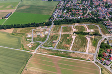 Development area K2 in Kandel in the state Rhineland-Palatinate, Germany seen from above