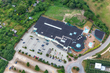 Spa and swimming pools at the swimming pool of the leisure facility Campusbad Flensburg in Flensburg in the state Schleswig-Holstein, Germany
