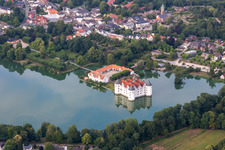 Building and castle park systems of water castle in Gluecksburg (Ostsee) in the state Schleswig-Holstein